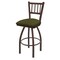 Holland Bar Stool Co 25" Swivel Counter Stool, Bronze Finish, Graph Parrot Seat 81025BZ015 - alternate 1